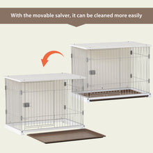 Load image into Gallery viewer, 34&quot; Length Indoor Elegant Decorative Dog Crate/Furniture Style End Table
