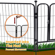 Load image into Gallery viewer, Indoor/Outdoor Dog Playpen With 16 Panels Each 32&quot;Hx24&quot;W With Door for Sm/Med/Lg Dogs Multiple Configurations
