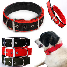 Load image into Gallery viewer, Solid Nylon Dog Collars For Small Medium Large Dogs In 10 Colors in Sizes XS Thru LG
