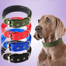 Load image into Gallery viewer, Solid Nylon Dog Collars For Small Medium Large Dogs In 10 Colors in Sizes XS Thru LG
