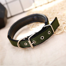 Load image into Gallery viewer, Solid Nylon Dog Collars For Small Medium Large Dogs In 10 Colors in Sizes XS Thru LG
