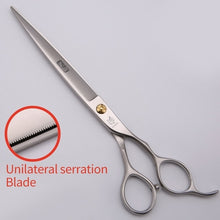 Load image into Gallery viewer, Fenice Professional 7/7.5 inch Straight Dog Grooming Cutting Scissors/Shears - godoggago
